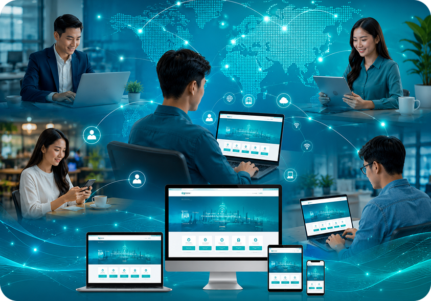 Đội ngũ VicoGroup xây dựng website cho doanh nghiệp